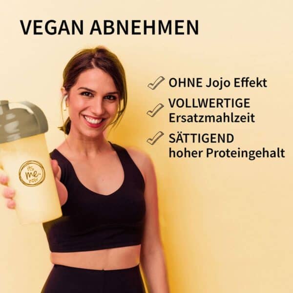 its me now Happy Slim Shake vegan abnehmen vanille